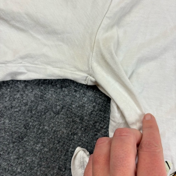 ADIDAS Women’s Logo Cropped T-Shirt Trefoil Logo w/Palms size: Medium - Picture 6 of 8